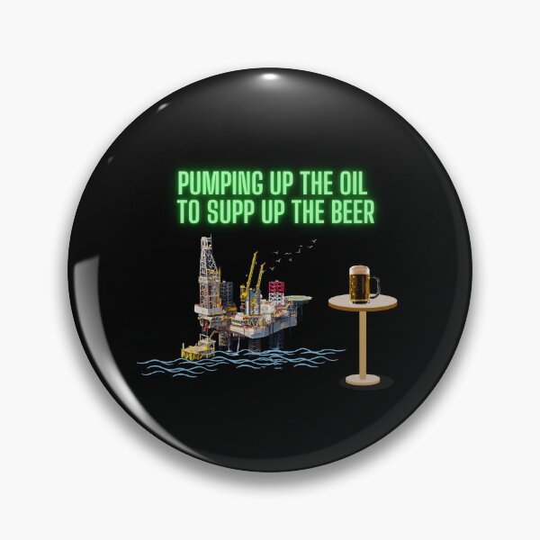 Item preview, Pumping Up the Oil To Supp Up the Beer designed and sold by MarieSusan.