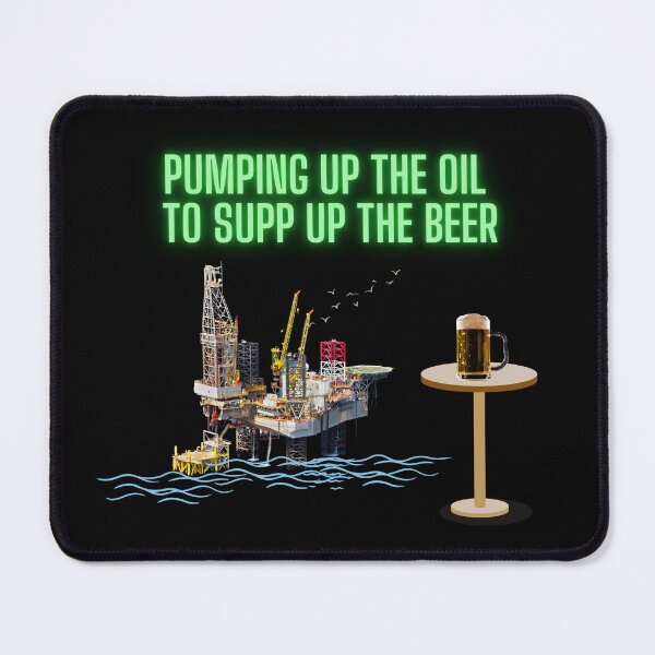 Item preview, Pumping Up the Oil To Supp Up the Beer designed and sold by MarieSusan.