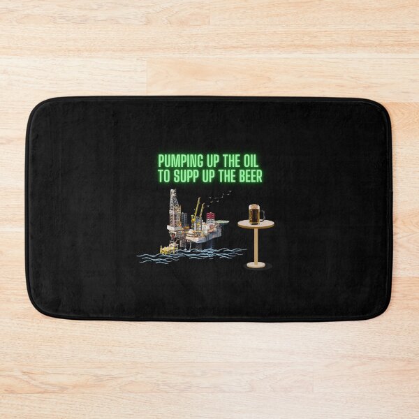 Item preview, Pumping Up the Oil To Supp Up the Beer designed and sold by MarieSusan.