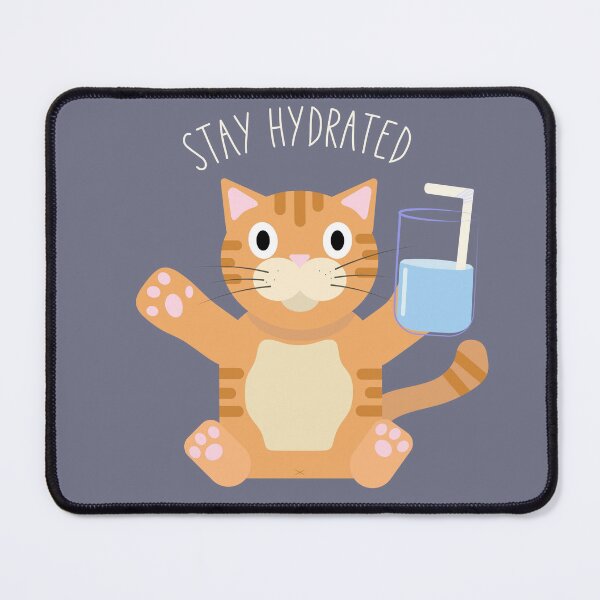 Item preview, Drink Water Orange Cat  designed and sold by emmagstudios.
