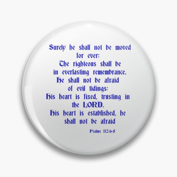 Item preview, Psalms 112:6-8 designed and sold by Gentle40Winks.