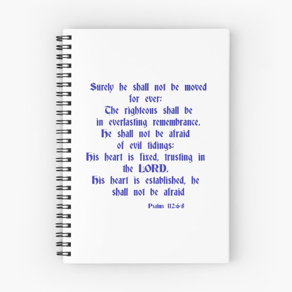 Item preview, Psalms 112:6-8 designed and sold by Gentle40Winks.