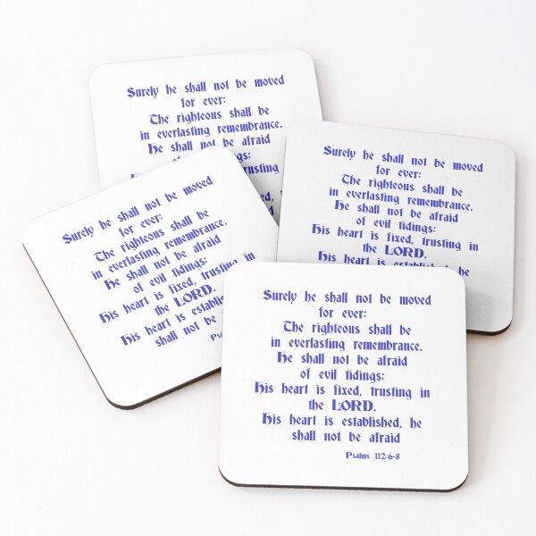 Item preview, Psalms 112:6-8 designed and sold by Gentle40Winks.