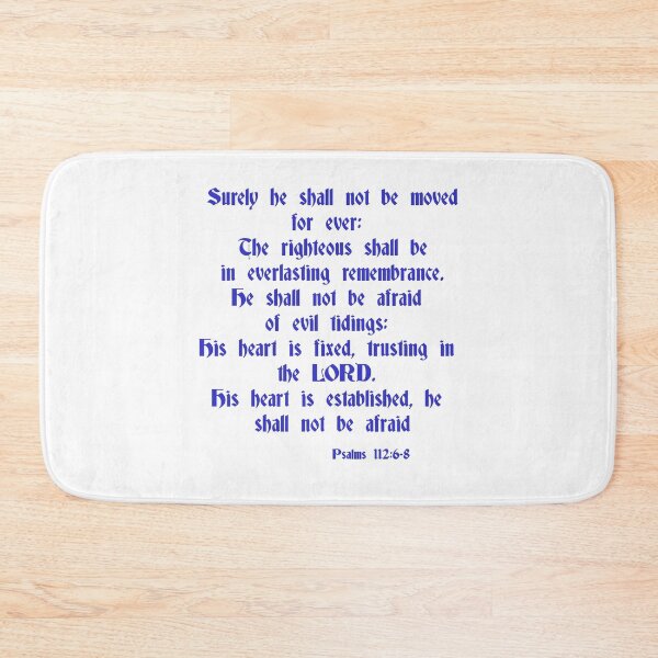 Item preview, Psalms 112:6-8 designed and sold by Gentle40Winks.