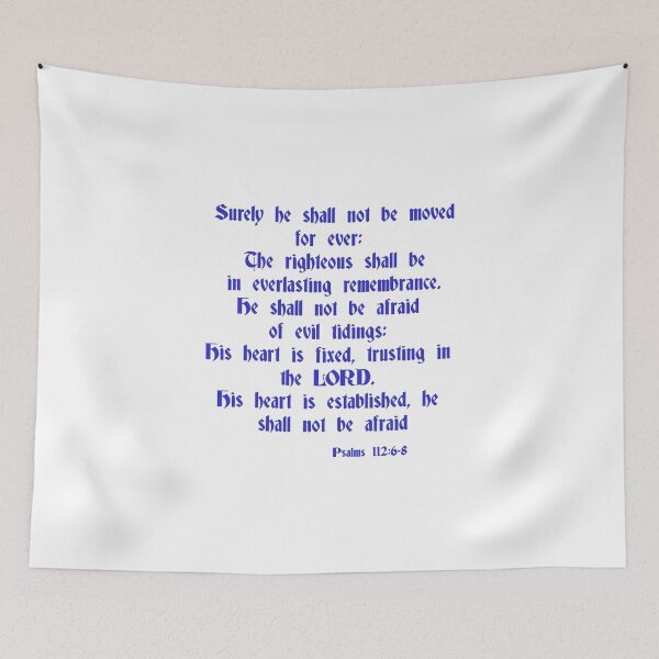 Item preview, Psalms 112:6-8 designed and sold by Gentle40Winks.