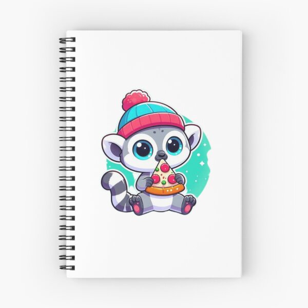 Item preview, lemur eating pizza designed and sold by Eternalski.