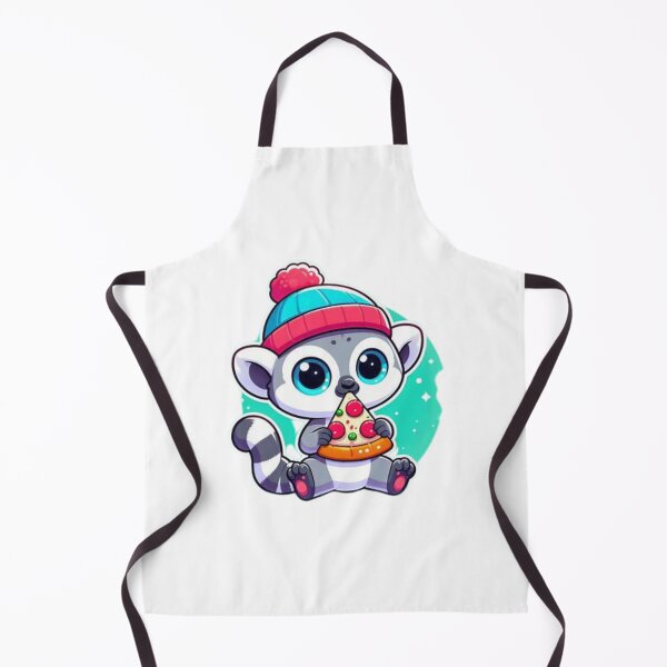 Item preview, lemur eating pizza designed and sold by Eternalski.