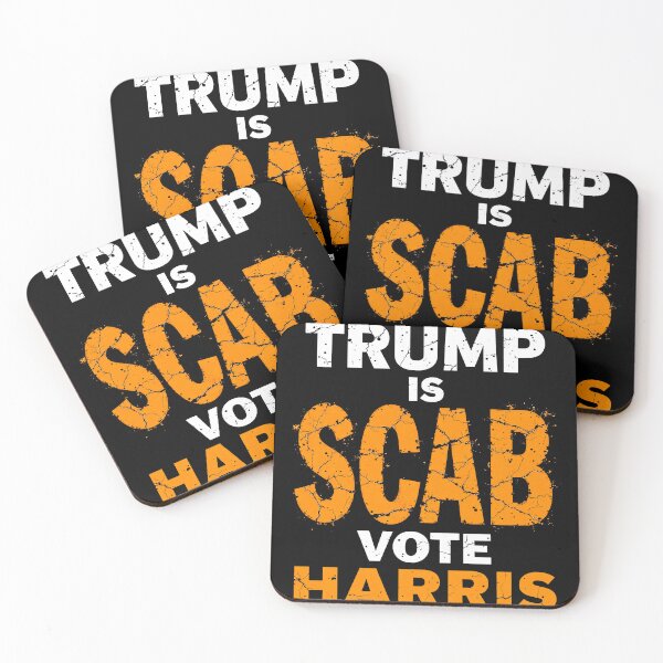 Item preview, Trump is a scab, vote Harris designed and sold by Mosaic-97.