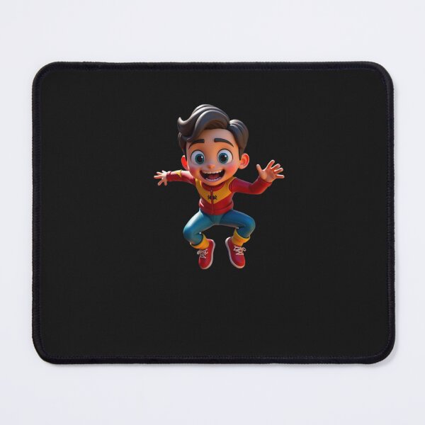Item preview, Joyful Jumping Kid in 3D Art designed and sold by eliteandhonor.