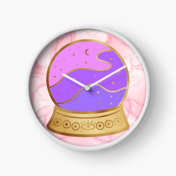 Item preview, Witchy Pink Crystal Ball Bubblegum White  designed and sold by WildWoodlandWitch.