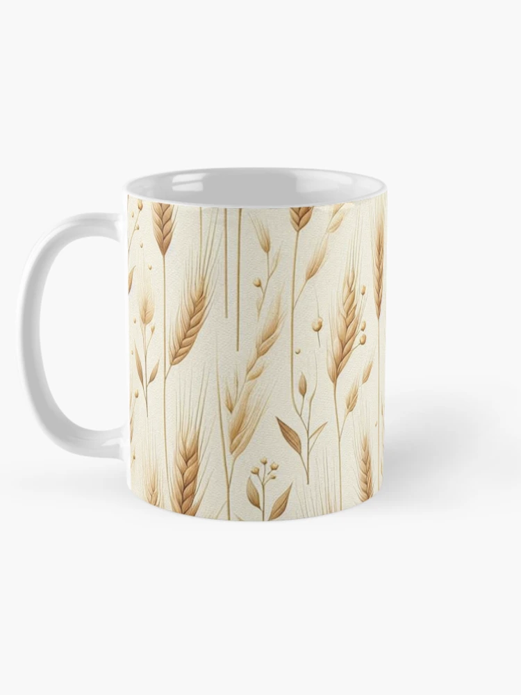 Thumbnail 5 of 6, Coffee Mug, Wheat Pattern designed and sold by Rui Fernandes.