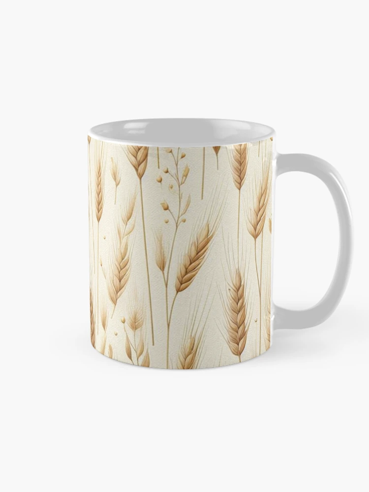 Thumbnail 3 of 6, Coffee Mug, Wheat Pattern designed and sold by Rui Fernandes.
