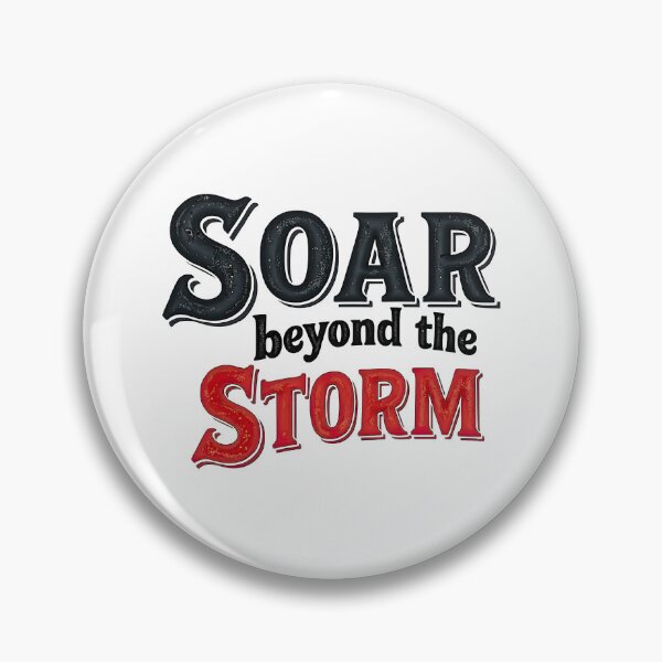 Item preview, Motivational quote about overcoming storm designed and sold by artwaves.