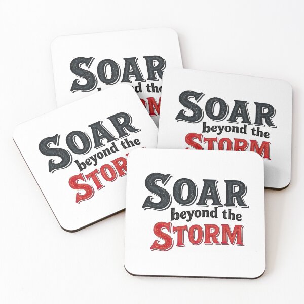 Item preview, Motivational quote about overcoming storm designed and sold by artwaves.