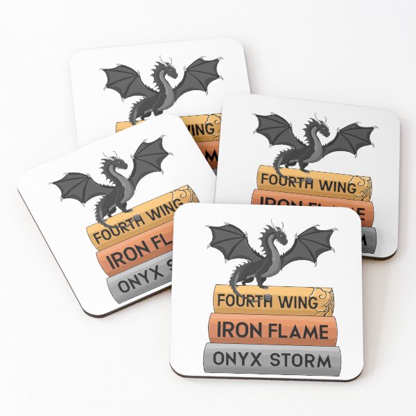 Item preview, Fourth wing series book stack designed and sold by bookloversclub.