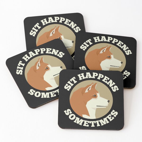 Item preview, Sit Happens Sometimes Shiba Inu Dog - Funny Quotes designed and sold by astralsecret.