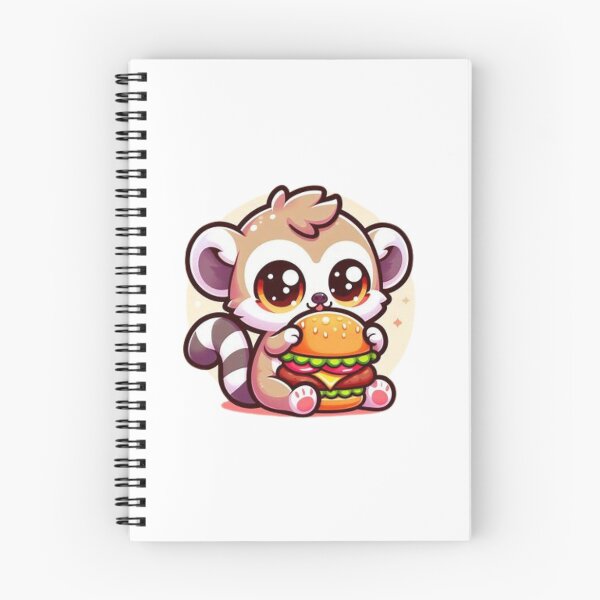 Item preview, lemur eating burger designed and sold by Eternalski.