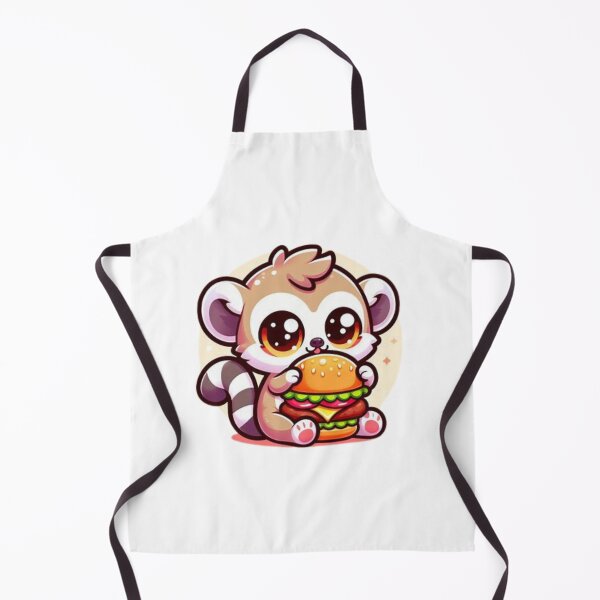 Item preview, lemur eating burger designed and sold by Eternalski.