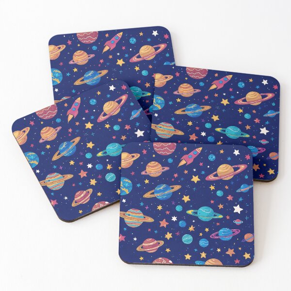 Item preview, Cartoon Space Adventure: Rocket and Planets Cosmic Design designed and sold by UniGift.