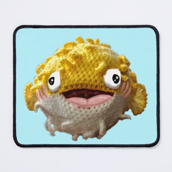 Item preview, Silly Cute Crochet Puffer fish designed and sold by Strings & Wings.