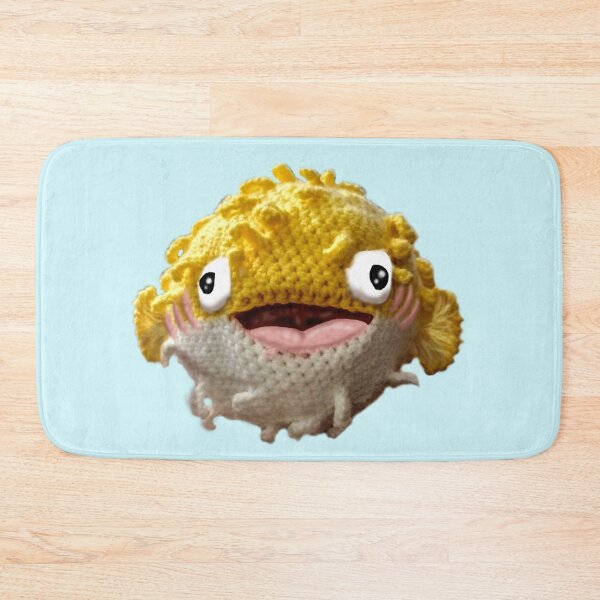 Item preview, Silly Cute Crochet Puffer fish designed and sold by Strings & Wings.