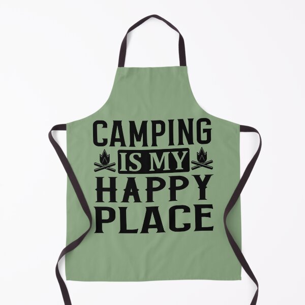 Item preview, Camping is my happy place designed and sold by Wit & Wear Company.
