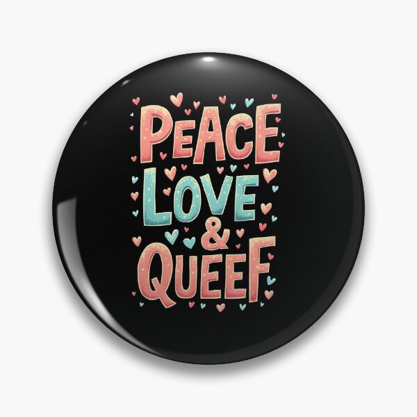 Item preview, Funny Peace Love & Queef designed and sold by HeadTurningArt.