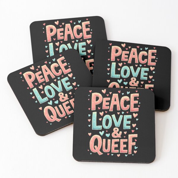 Item preview, Funny Peace Love & Queef designed and sold by HeadTurningArt.