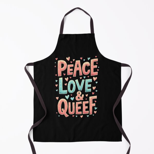 Item preview, Funny Peace Love & Queef designed and sold by HeadTurningArt.