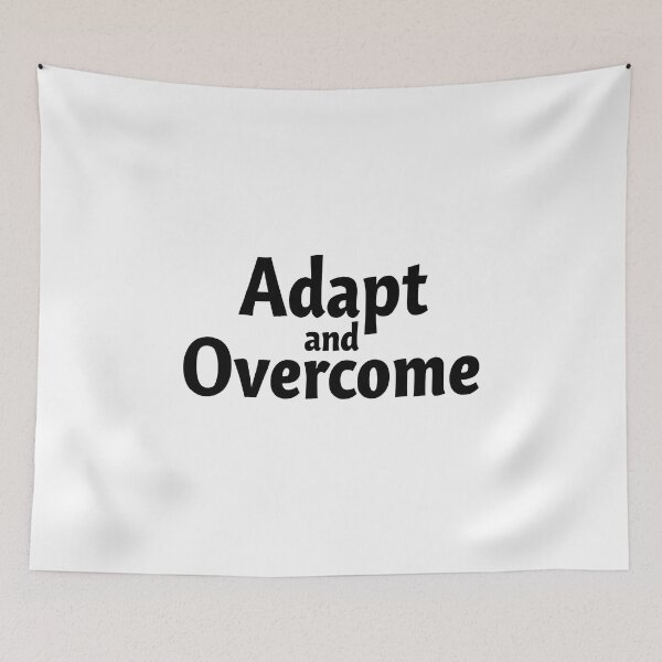 Item preview, Motivational Quote: Adapt and Overcome designed and sold by artwaves.