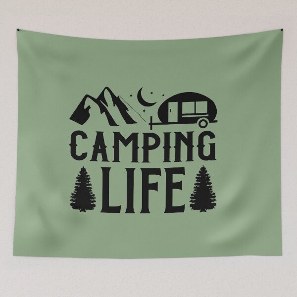 Item preview,  Camping life designed and sold by Wit & Wear Company.
