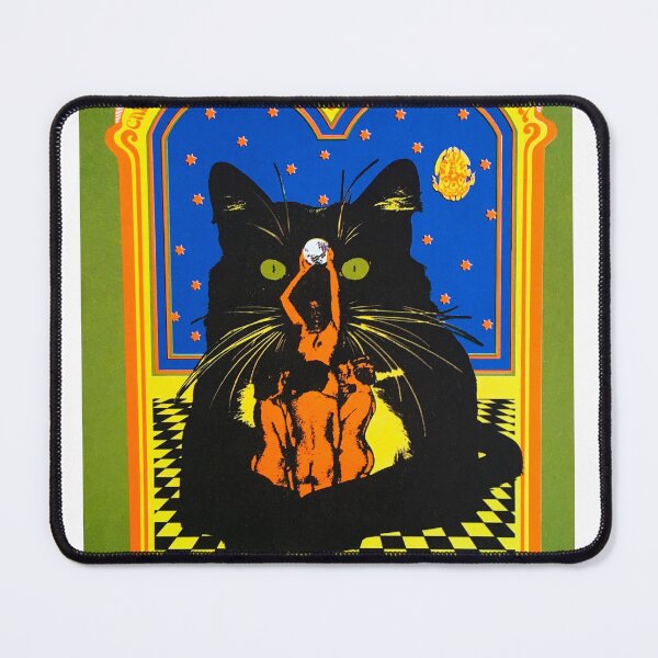 Item preview, Vintage 1967 psychedelic concert poster with cat designed and sold by colliophoto.