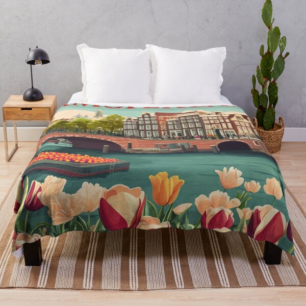 Item preview, Amsterdam Cityscape Art – Captivating Wall Decor Inspired by Dutch Canals & Architecture designed and sold by nomiraclehere.