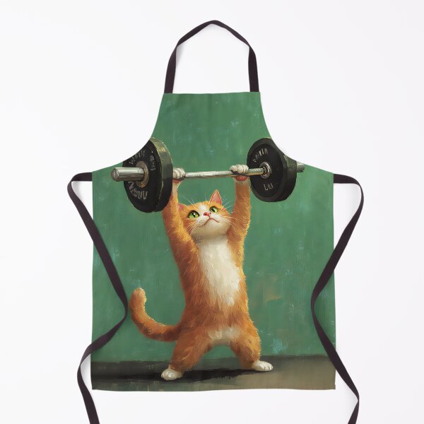 Item preview, Cat Lifting Barbell designed and sold by prettykaler.