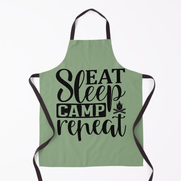 Item preview, Sleep eat camp repeat designed and sold by Wit & Wear Company.