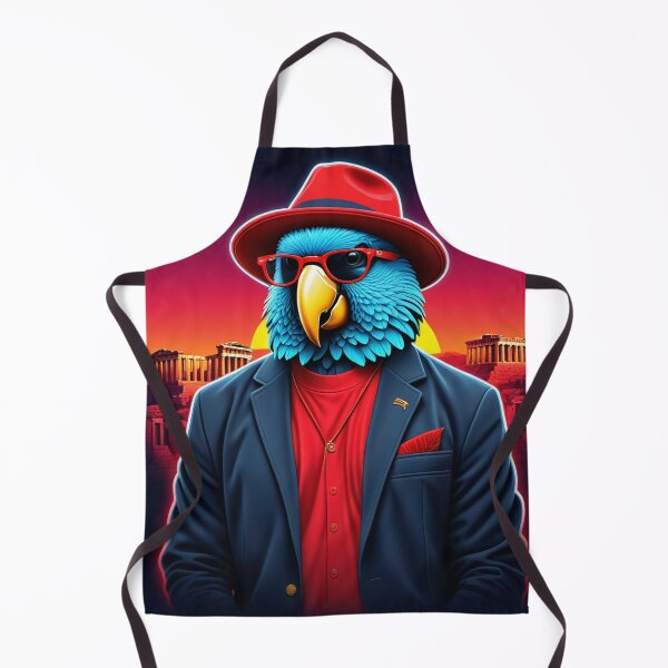 Item preview, Gabriel the Parrot Happy tourist visiting the monuments of Athens designed and sold by roman747.