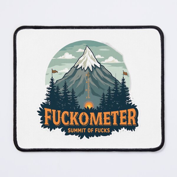 Item preview, Fuckometer-Measure Your Fucks designed and sold by BROWNEESHOUSE.
