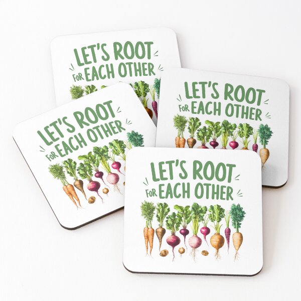 Item preview, 'Let's Root For Each Other' Gardening Gift Idea designed and sold by RootedAvenueCo.