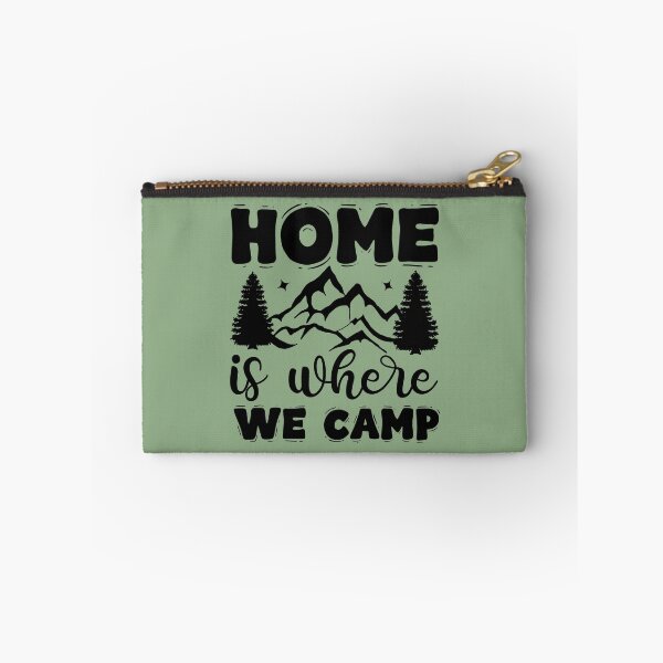 Item preview,  Home is where we camp designed and sold by Wit & Wear Company.