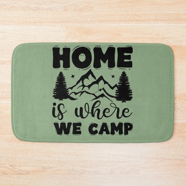 Item preview,  Home is where we camp designed and sold by Wit & Wear Company.