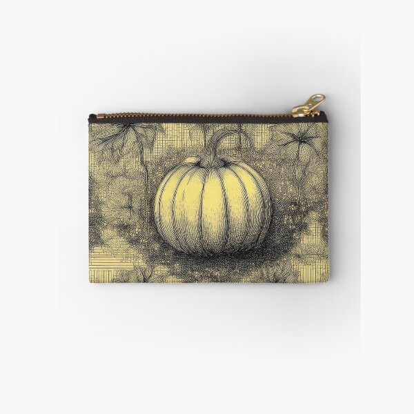 Item preview, Autumn composition - pumpkins entwined with autumn plants.1/yellow designed and sold by My-fake-places.