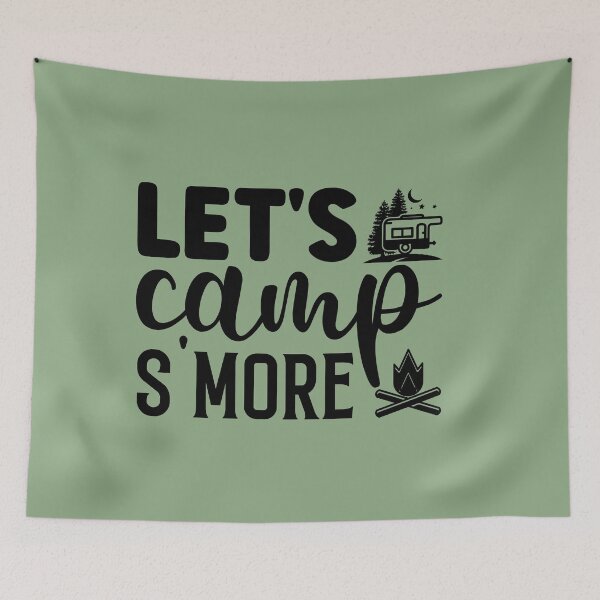 Item preview, Let's camp s'more designed and sold by Wit & Wear Company.