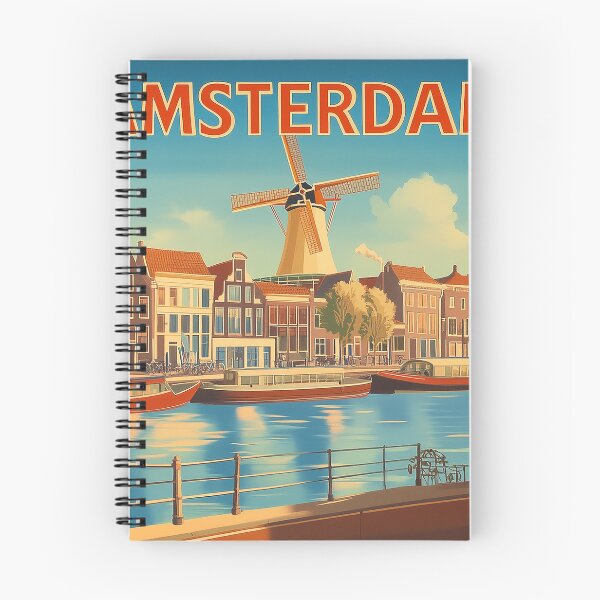 Item preview, Amsterdam Cityscape Art – Captivating Wall Decor Inspired by Dutch Canals & Architecture designed and sold by nomiraclehere.