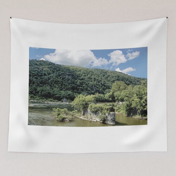 Item preview, Bridge Ruins At The ConFluence Of The Shenandoah & Potomac Rivers 2 designed and sold by jtrommer.