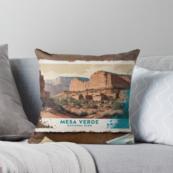 Item preview, Mesa Verde National Park Postcard Vintage Retro Travel designed and sold by TravelPostcardGems.