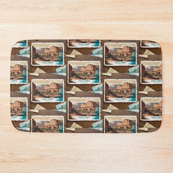 Item preview, Mesa Verde National Park Postcard Vintage Retro Travel designed and sold by TravelPostcardGems.