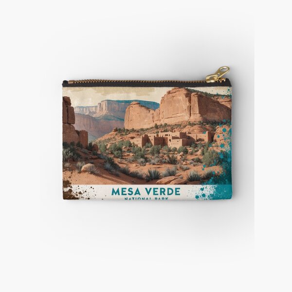 Item preview, Mesa Verde National Park Postcard Vintage Retro Travel designed and sold by TravelPostcardGems.