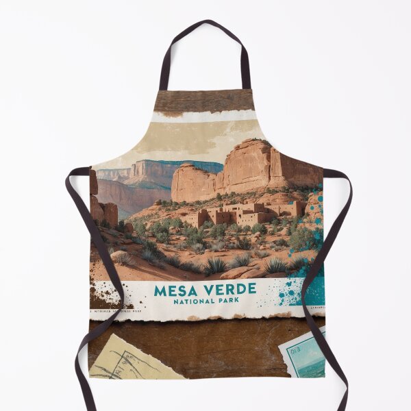 Item preview, Mesa Verde National Park Postcard Vintage Retro Travel designed and sold by TravelPostcardGems.