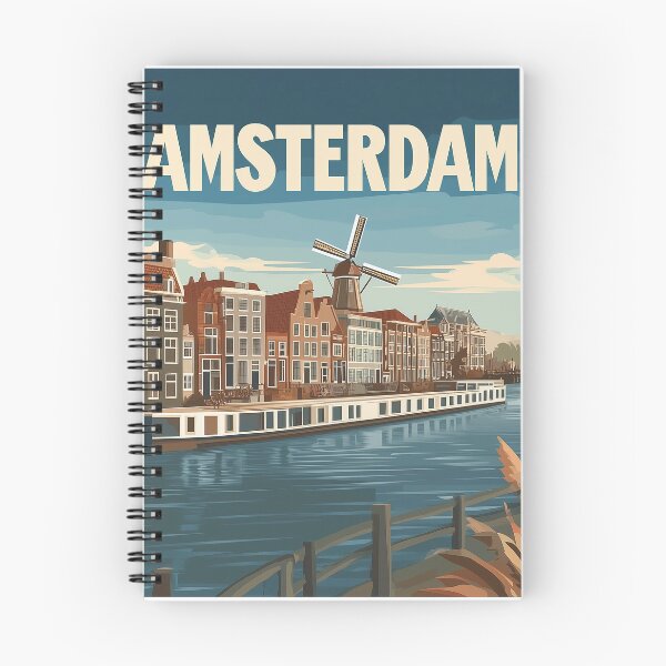 Item preview, Amsterdam Cityscape Art – Captivating Wall Decor Inspired by Dutch Canals & Architecture designed and sold by nomiraclehere.