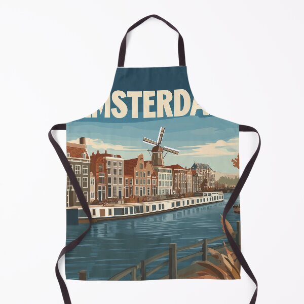 Item preview, Amsterdam Cityscape Art – Captivating Wall Decor Inspired by Dutch Canals & Architecture designed and sold by nomiraclehere.